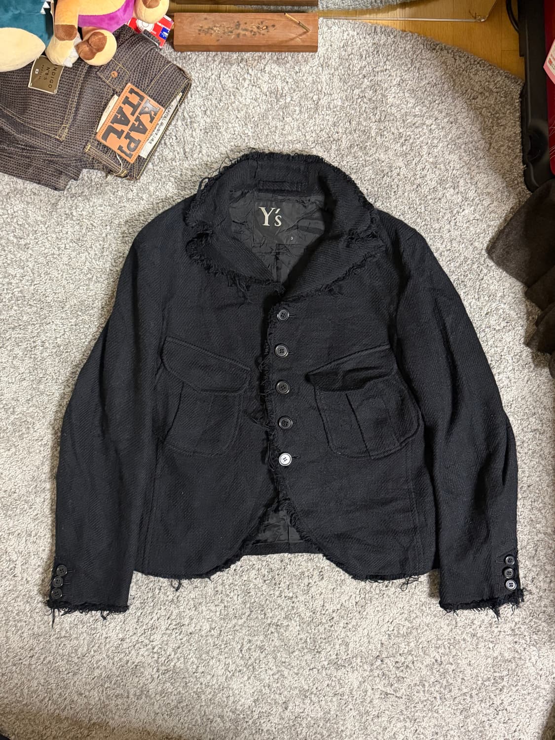 Y’s 컷오프 플랩 포켓 자켓 상품이미지1