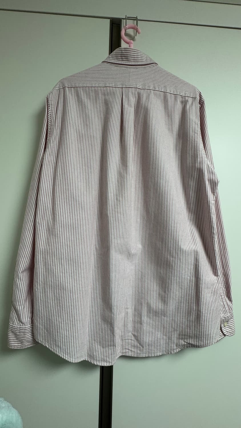 [M] 폴로 랄프 로렌 옥스포드 핑크 스트라이프 셔츠 상품이미지3
