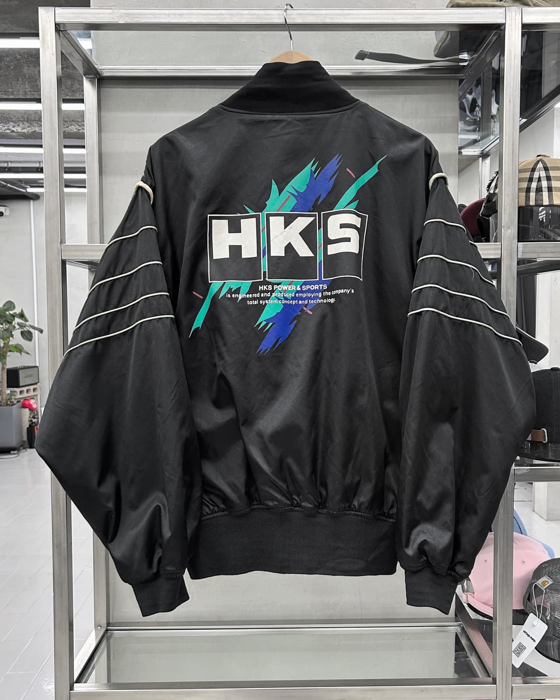 HKS SPORTS 오일 스플릿 레이싱 봄버 자켓 상품이미지1