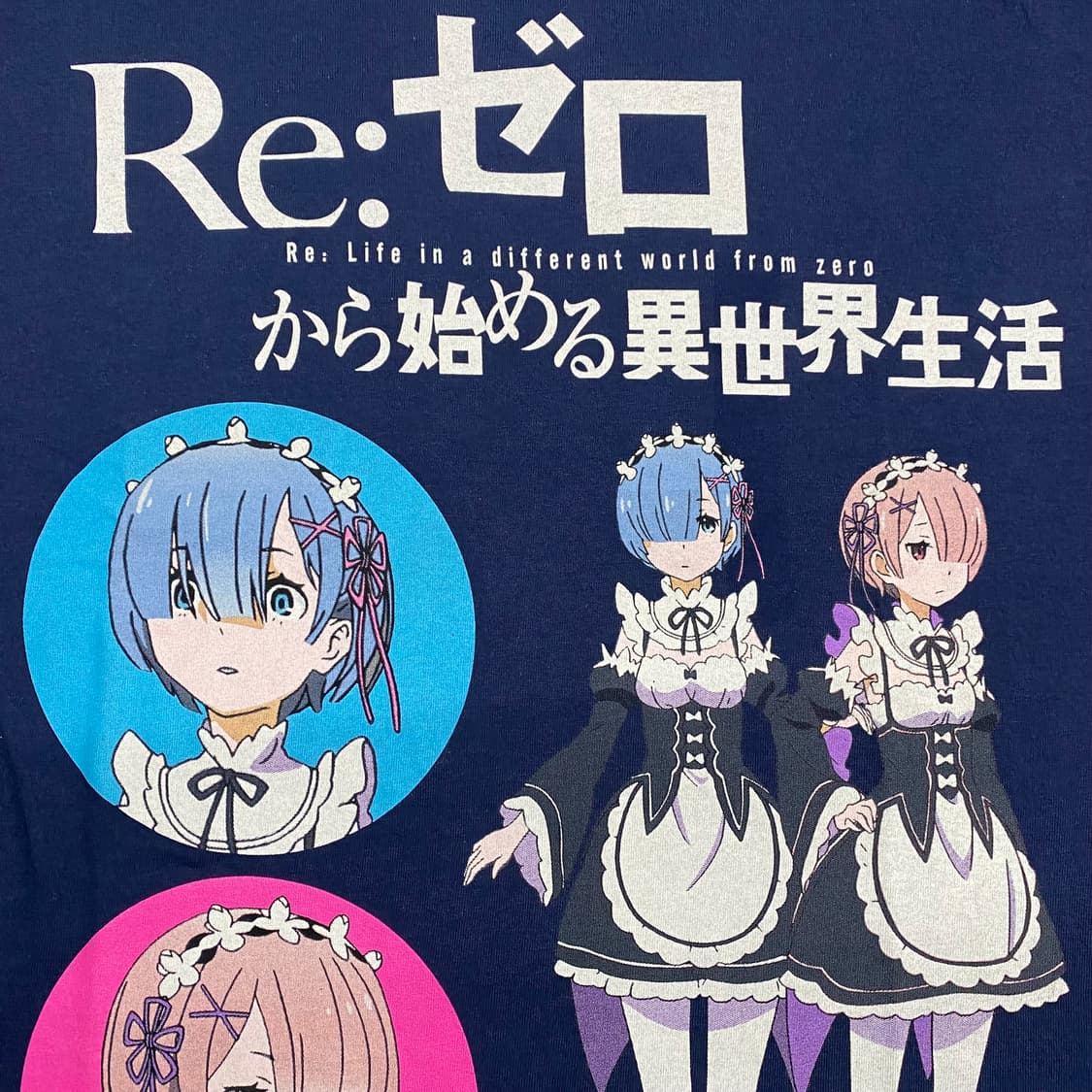 리제로 오피셜 애니메이션 티셔츠 상품이미지4