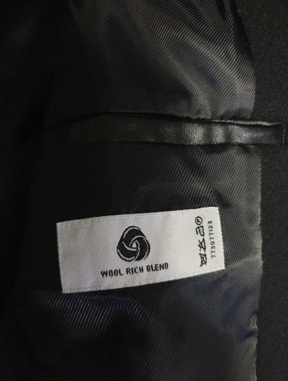 (주우재 PICK) 인사일런스 리치울 블렌드 레이싱 자켓 블랙 (L) 상품이미지6