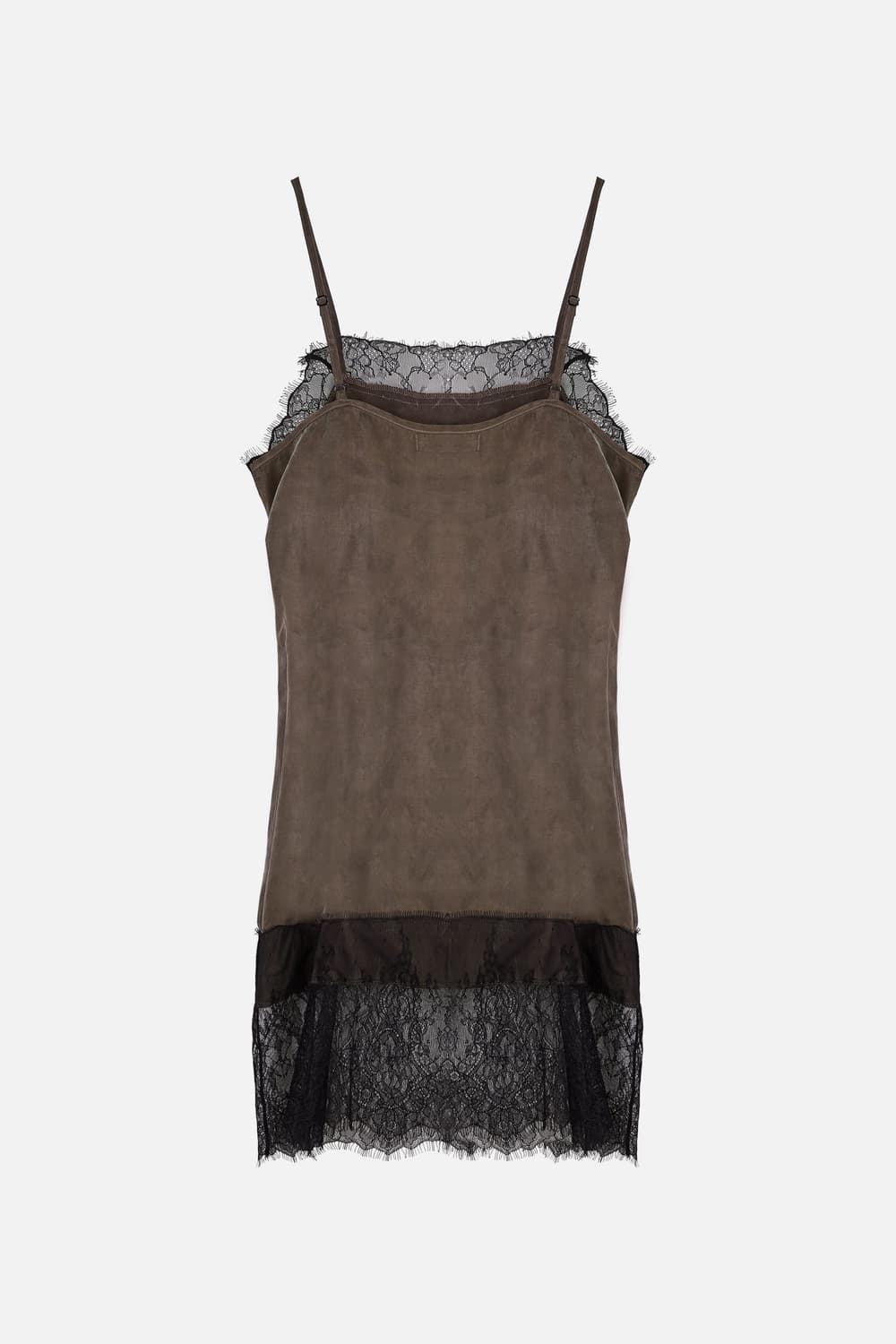 세릭 레이스 슬립 드레스 Lace Slip Dress / Brown  상품이미지3