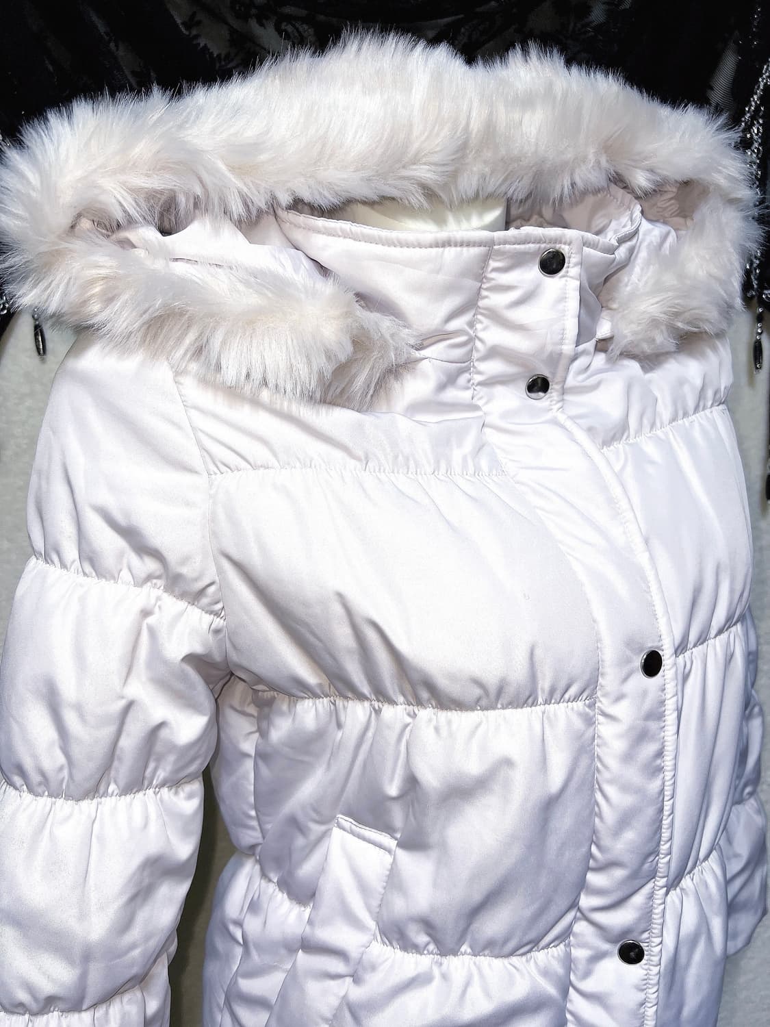 세실맥비 라벤더핑크 퍼후드 셔링 패딩 점퍼 로맨틱갸루 로걀 히메 러블리 상품이미지3