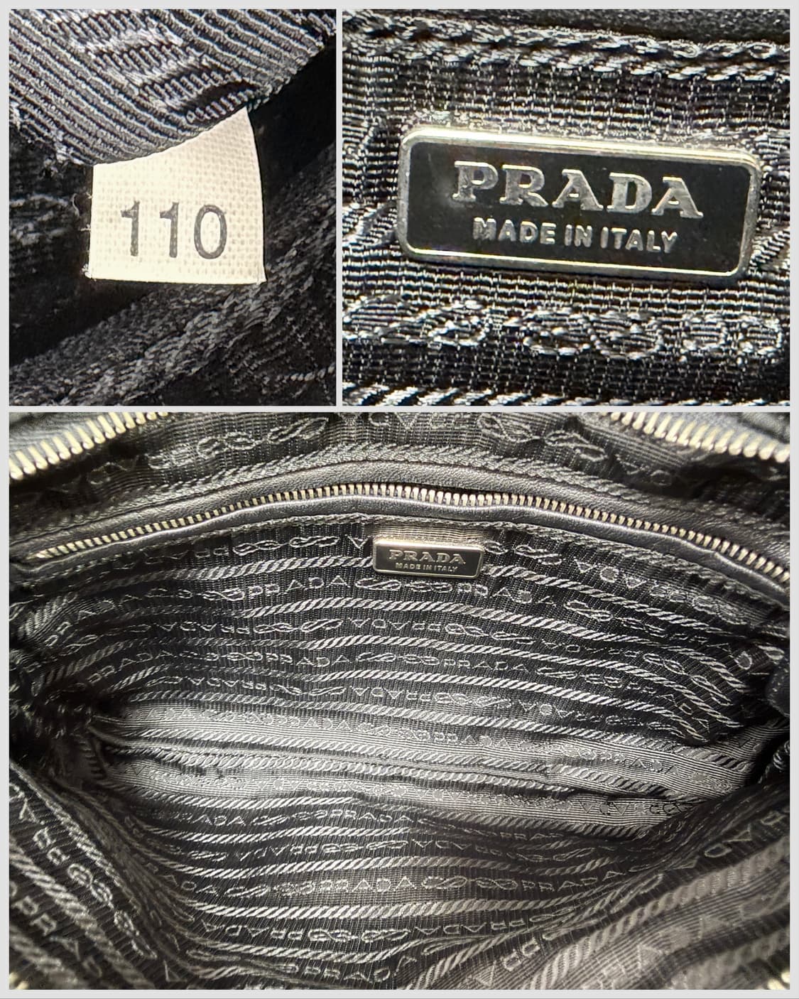 프라다 개더드 나일론 클러치 상품이미지6