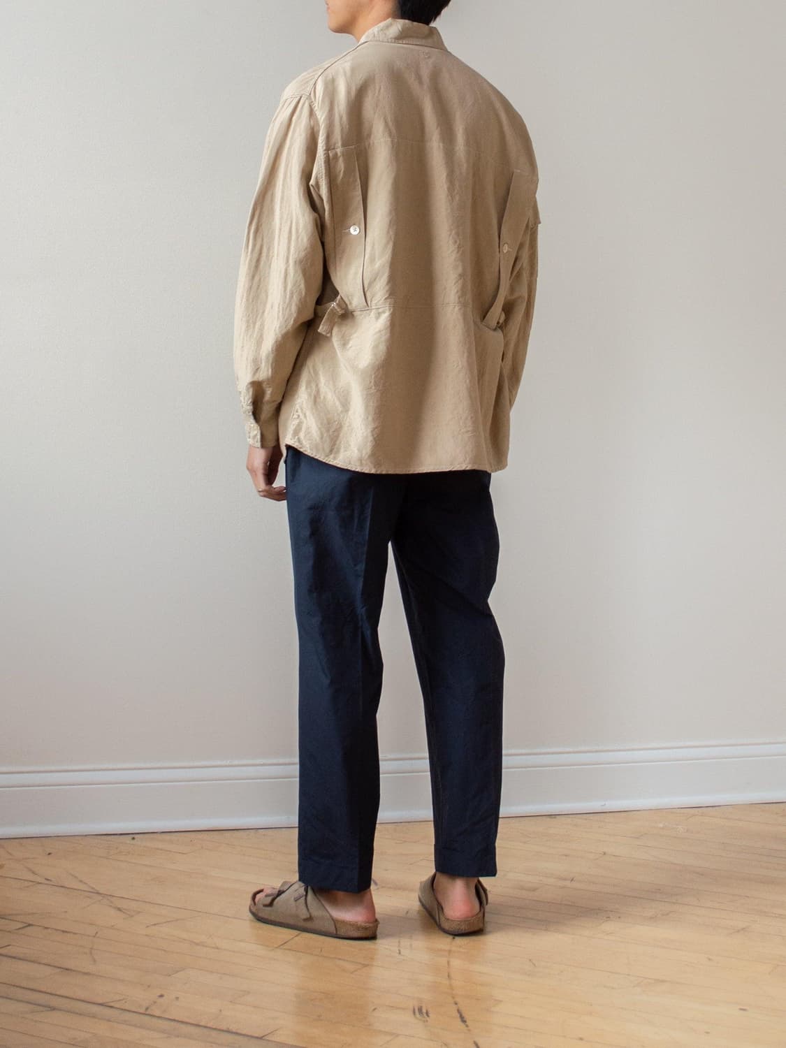 캡틴선샤인 21SS 실크 린넨 필드 셔츠 자켓 38(100-105)사이즈 상품이미지3