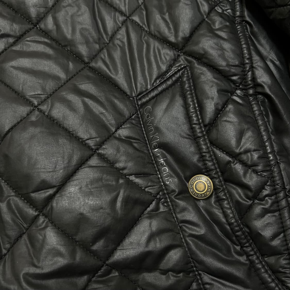 캘빈클라인 진스 덕다운 퀼팅 경량패딩 점퍼 [블랙] L/100 상품이미지4