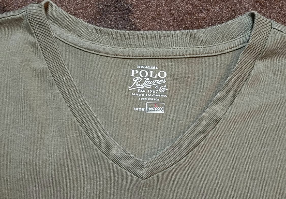 폴로 랄프로렌 브이넥 반팔 티셔츠(L) 상품이미지4