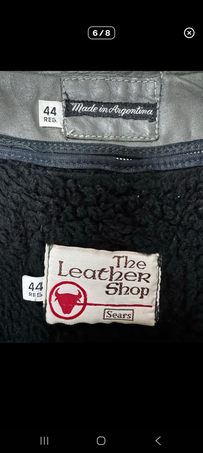 80s, argentina 시어스 가죽자켓 상품이미지7