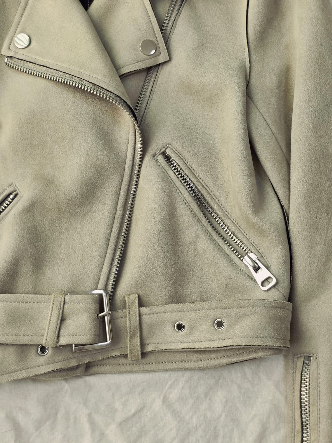 ZARA 자라 베이직 스웨이드st 라이더 자켓 상품이미지5