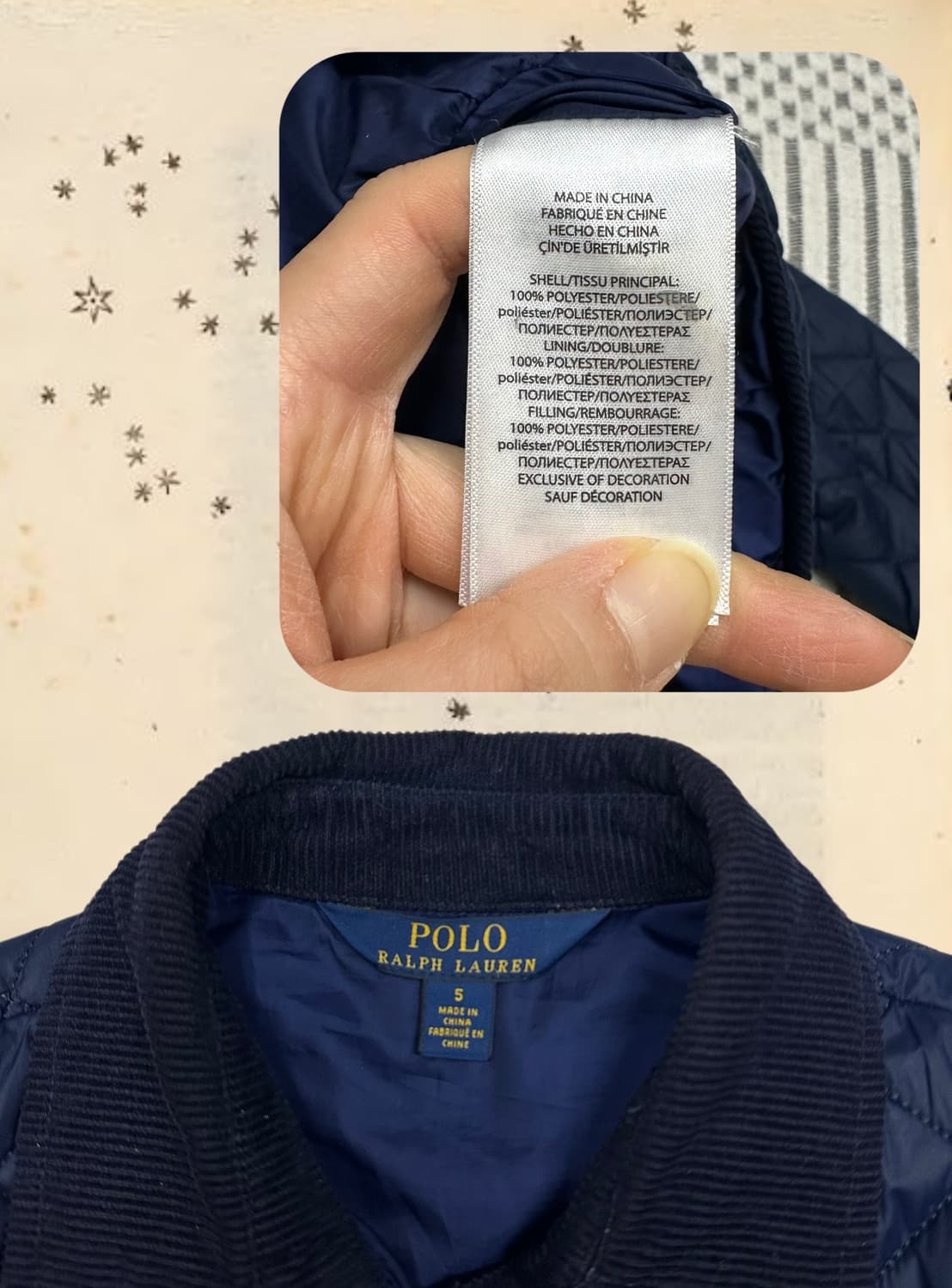 Polo 폴로 키즈 퀼팅 경량패딩 자켓 상품이미지3