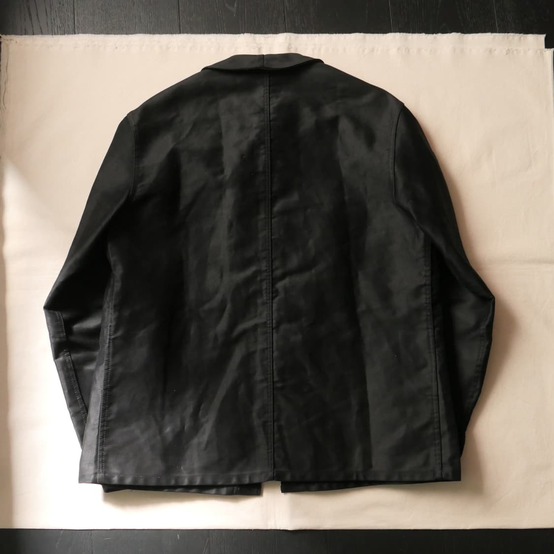 1960s French Black moleskin work jacket 상품이미지10