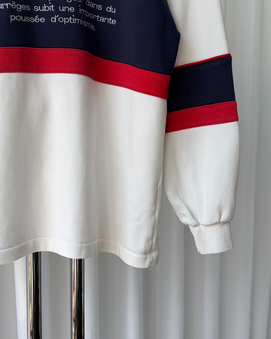 [M]Courrèges 꾸레쥬 스포츠 하프 집업 맨투맨 상품이미지5