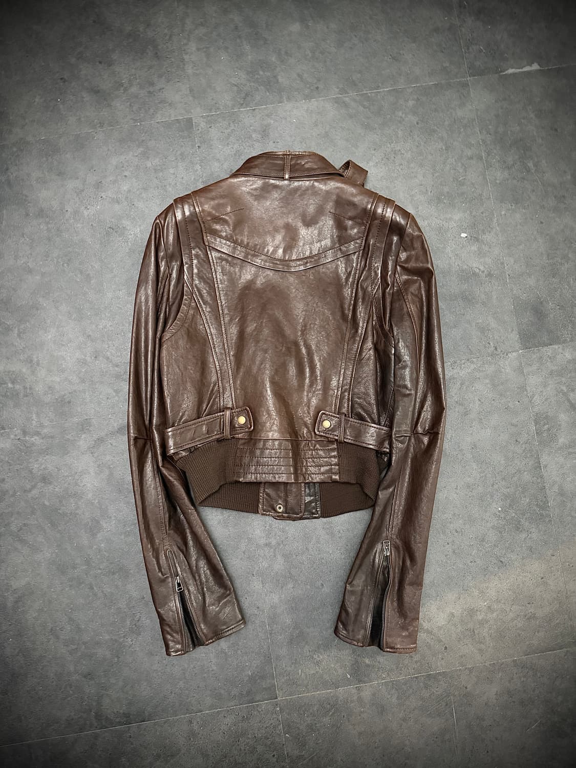Real leather jacket 상품이미지5