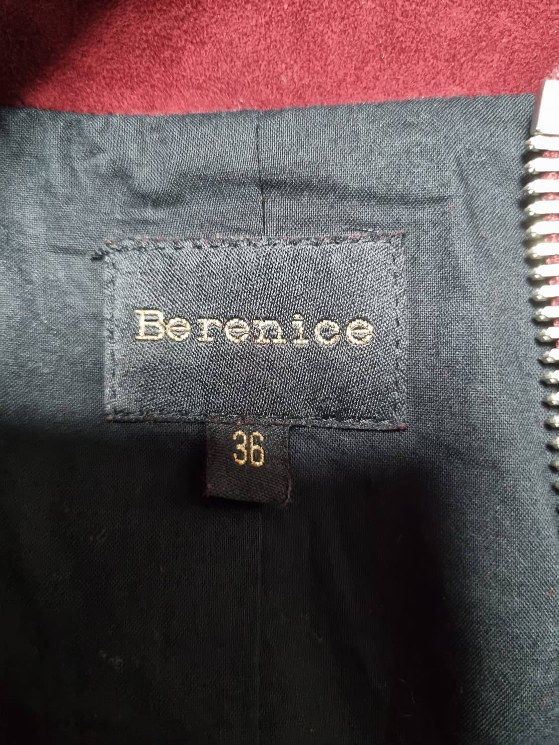 베르니스 여성 스웨이드 양가죽 자켓 상품이미지3