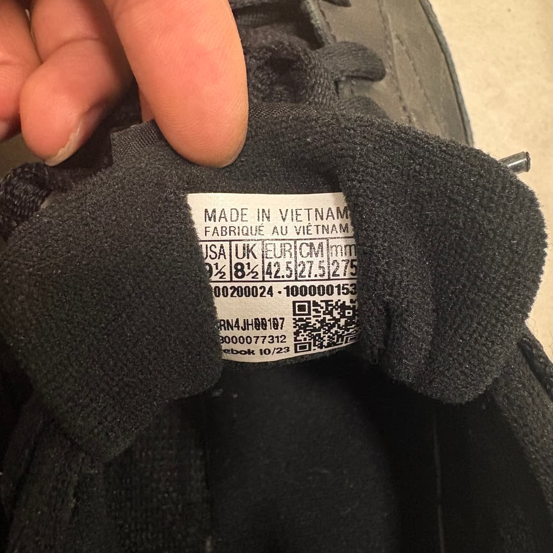 리복 클럽c85 트리플블랙 상품이미지6