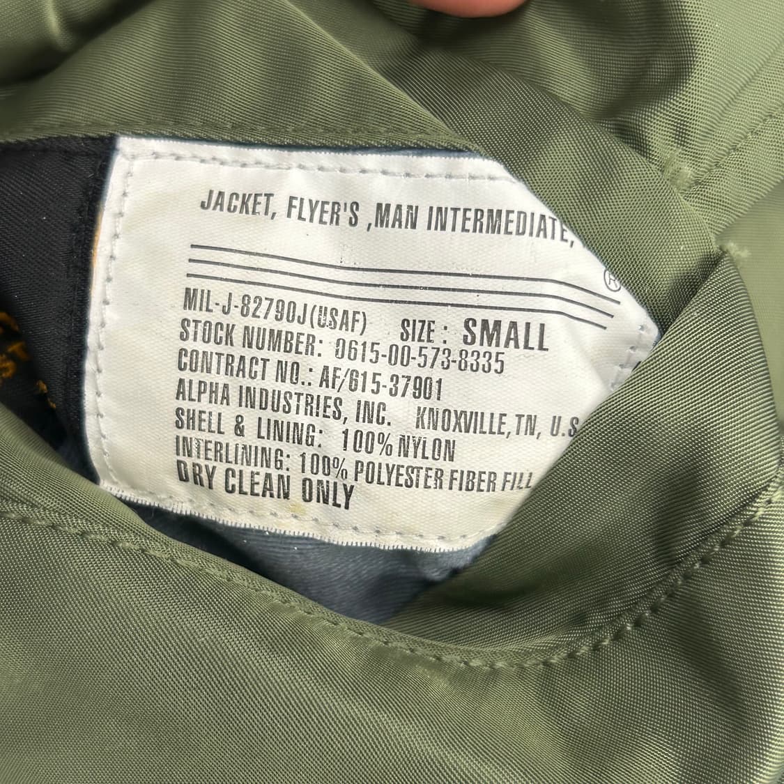 Alpha Industries 리버시블 MA-1 항공 자켓 상품이미지6