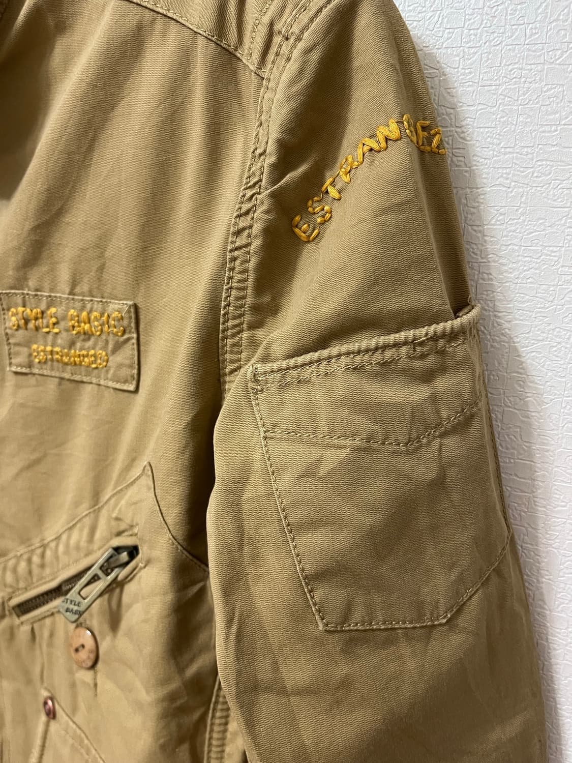 구해요) BASIC STYLE 밀리터리 하프 필드 자켓 L 상품이미지4