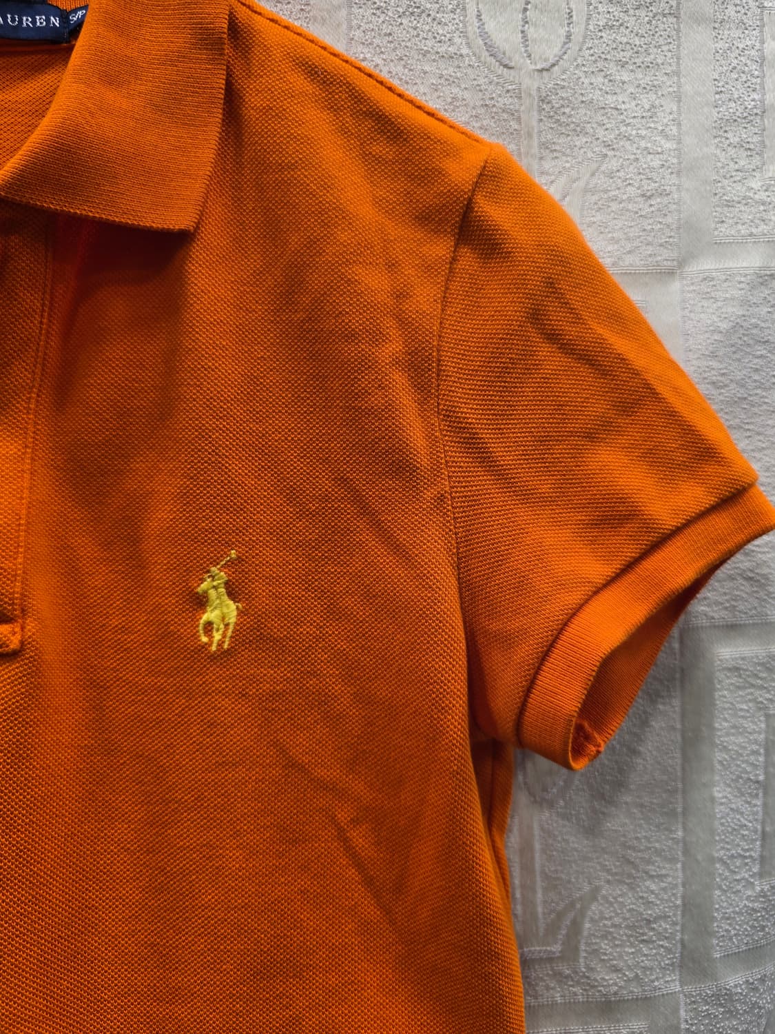 랄프로렌 오렌지 스키니 폴로티 XS~S 상품이미지3