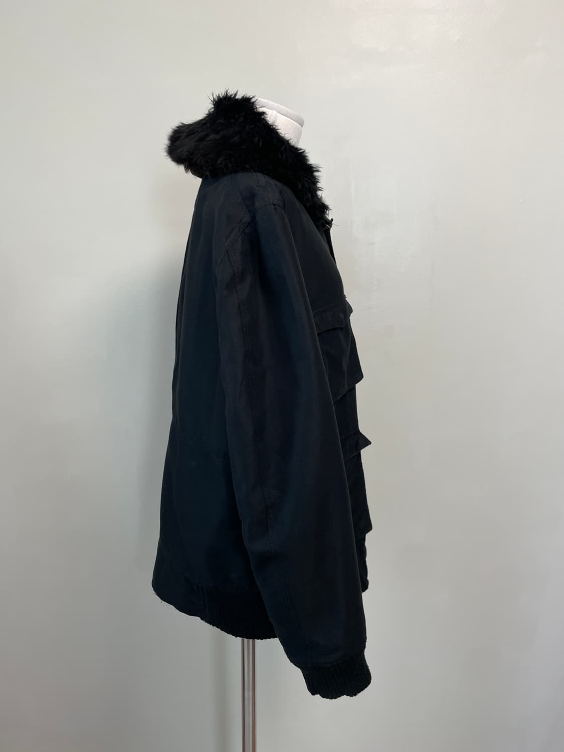 빈티지 래빗 퍼 밀리터리 자켓 J03858 상품이미지6