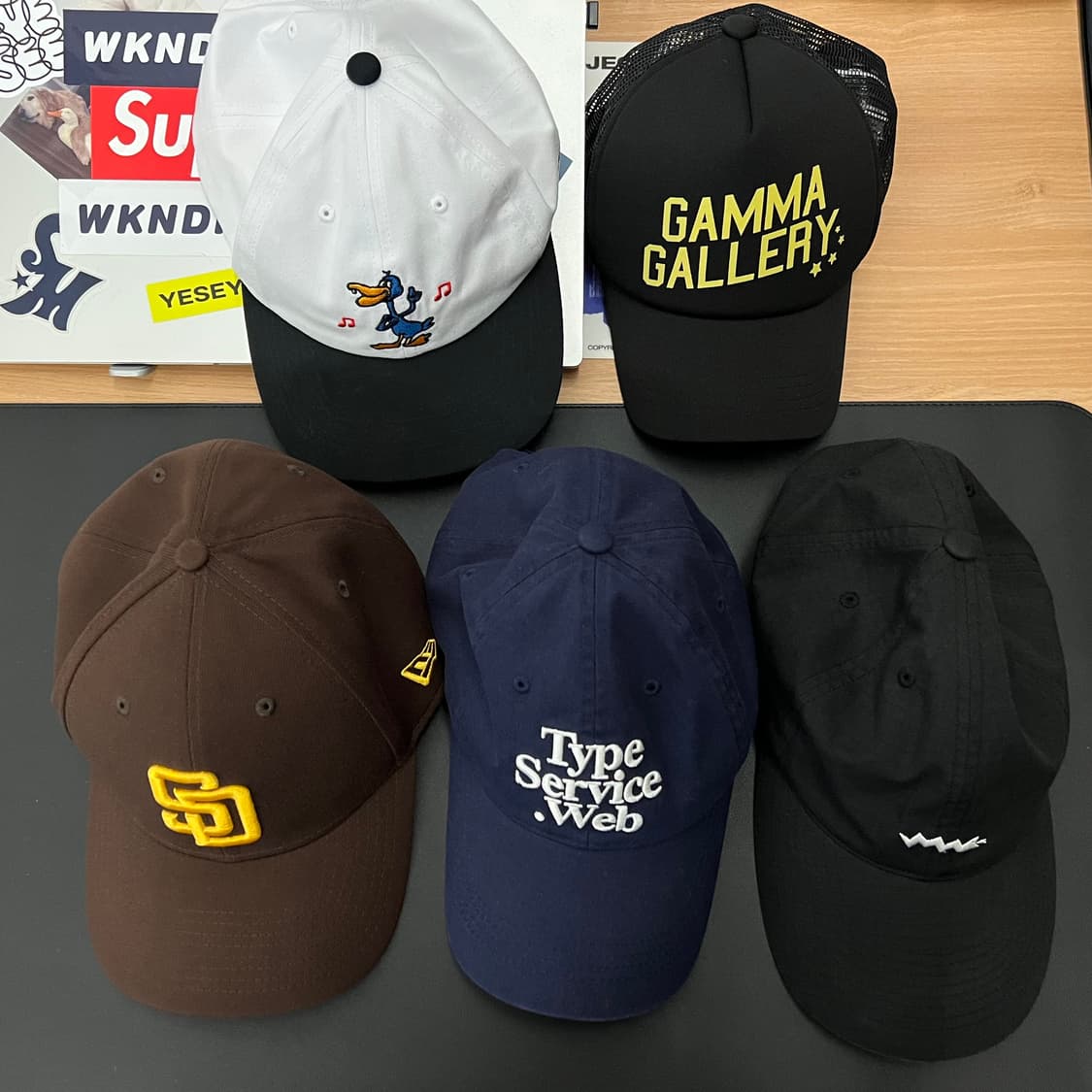 여러 모자 판매(뉴에라, 감마갤러리, 오베이, 타입서비스, 예스아이씨) 상품이미지1