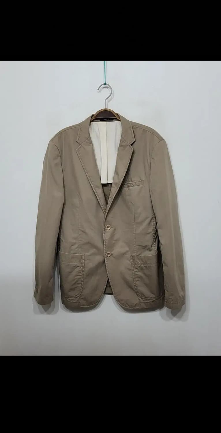 (100) 헤지스 자켓 베이지 싱글 마이 블레이져 캐주얼  상품이미지1