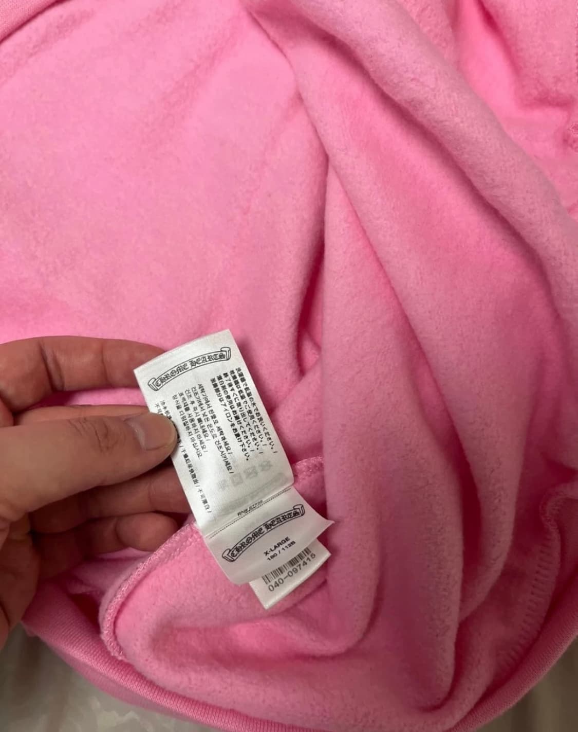 크롬하츠 핑크 블루 홀스슈 후드티 상품이미지6