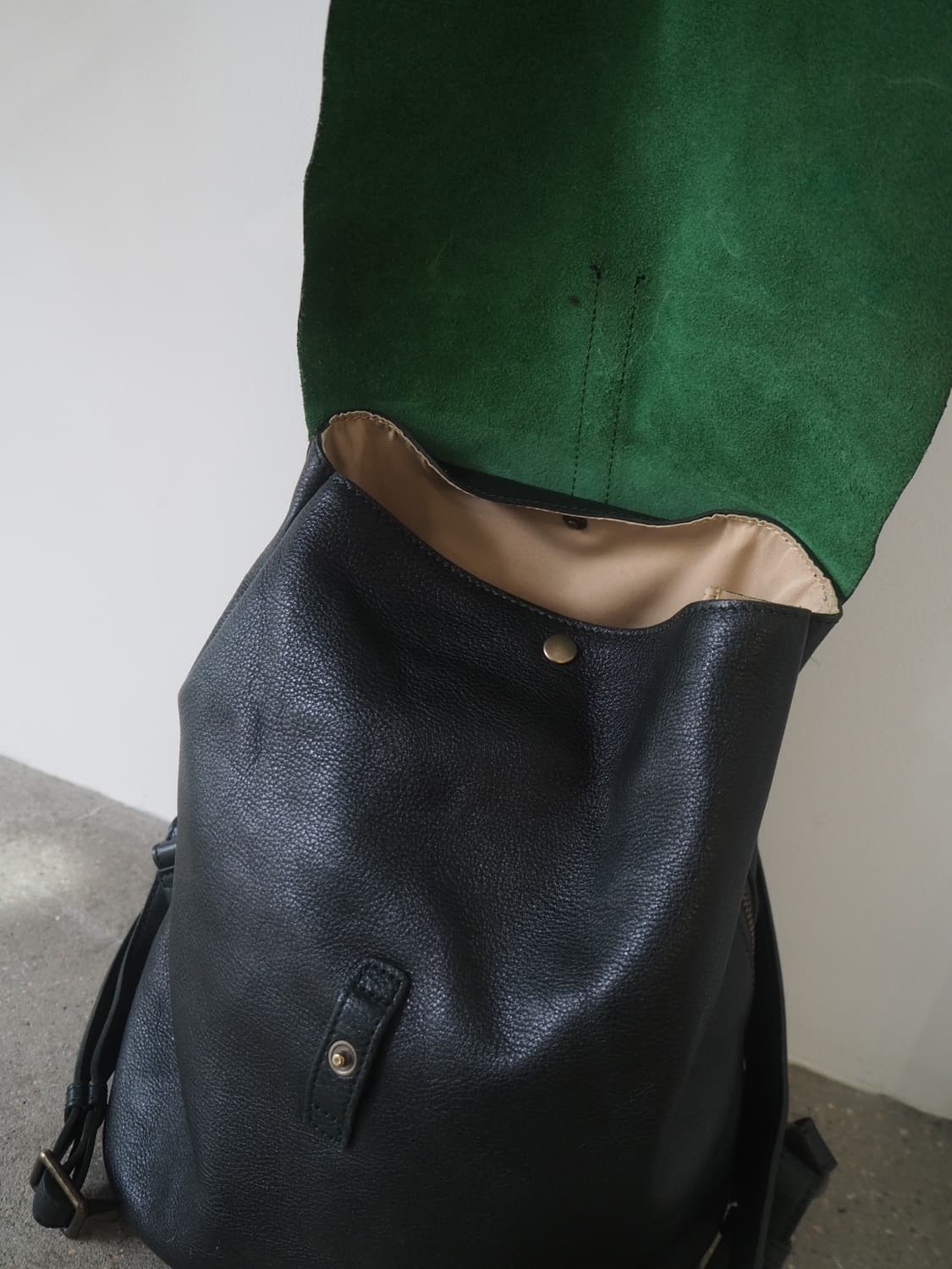 vintage leather backpack  상품이미지4