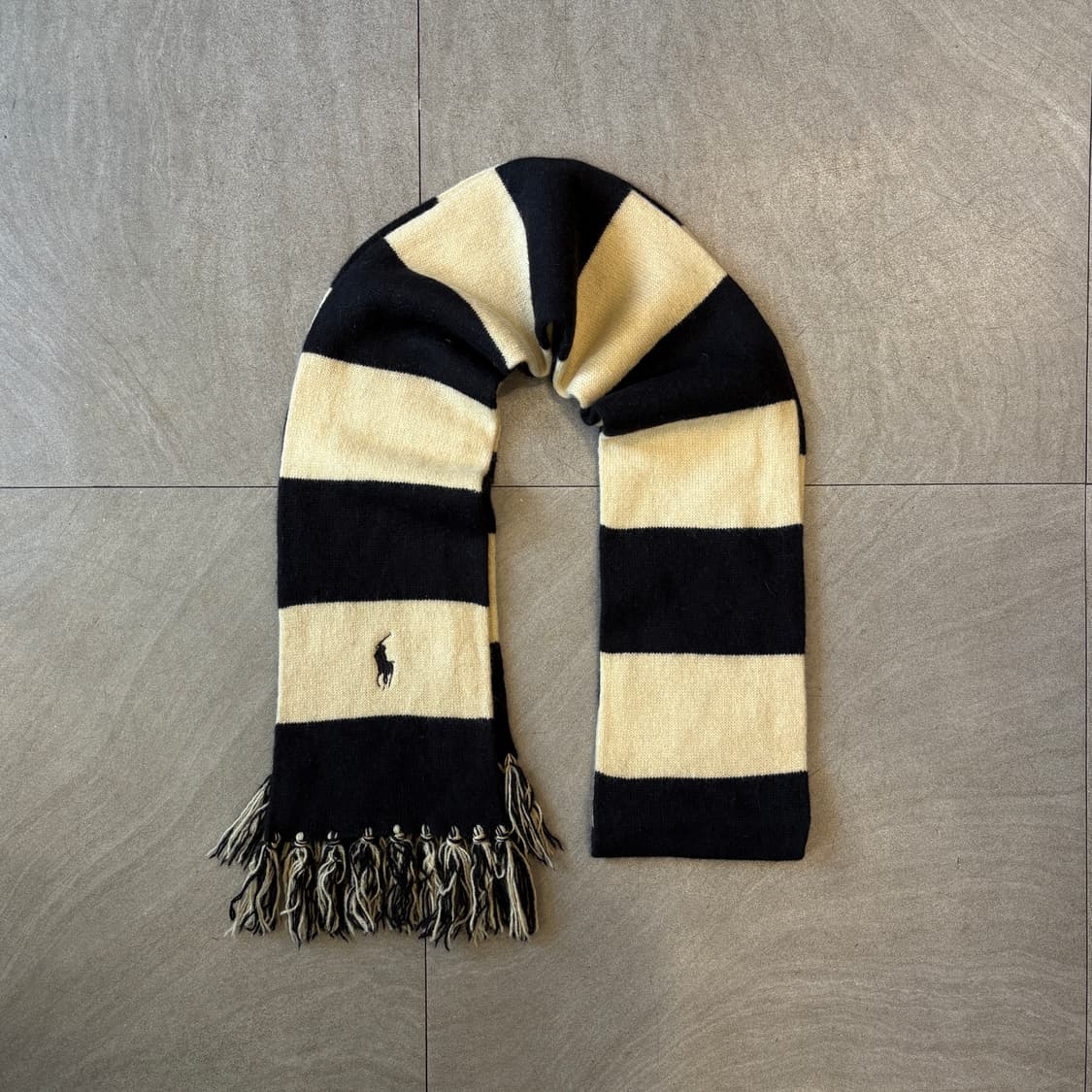 폴로 정품 국내 매장 정품 울 머플러 목도리 상품이미지1
