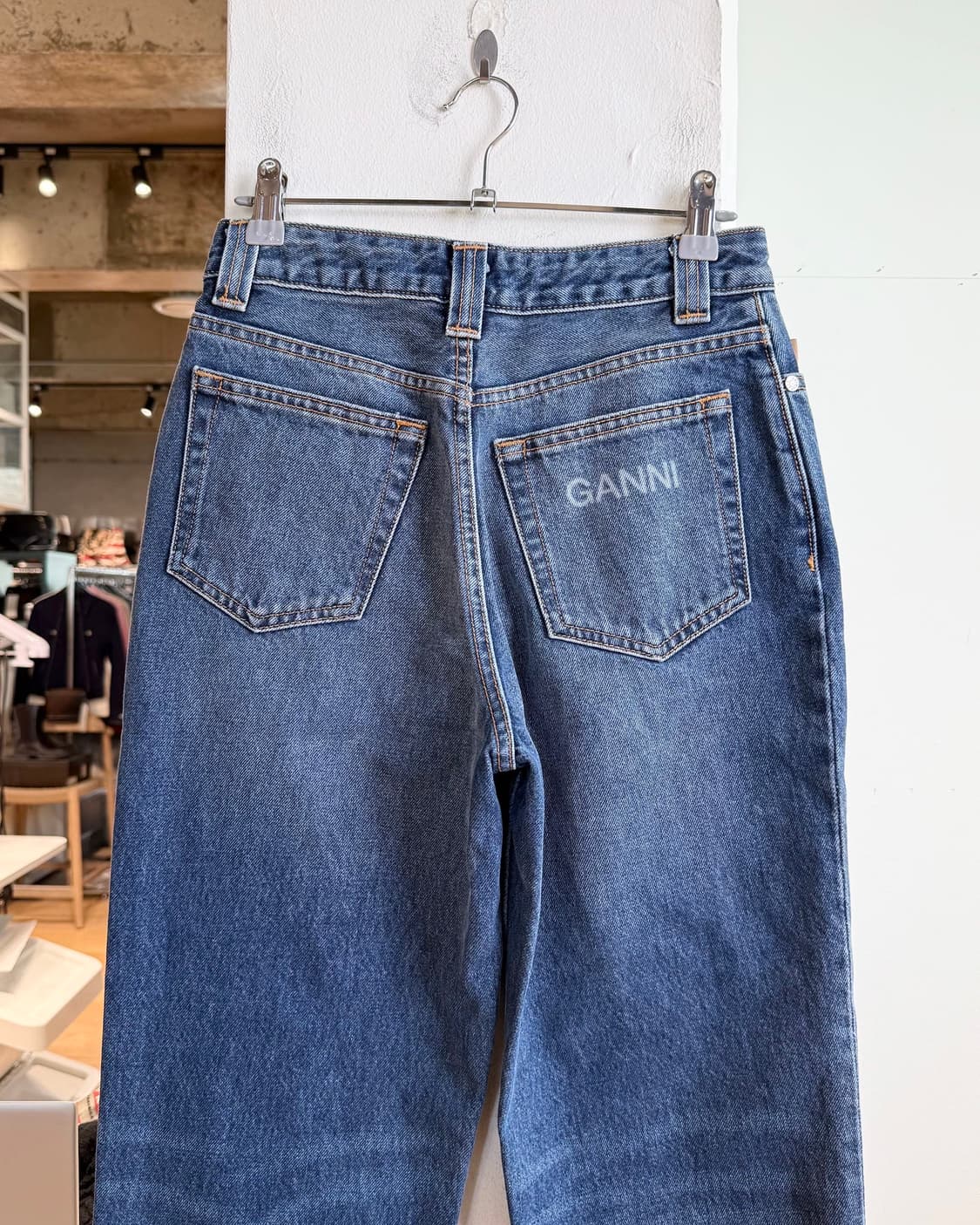 가니 데님 스트레이트 팬츠  상품이미지5