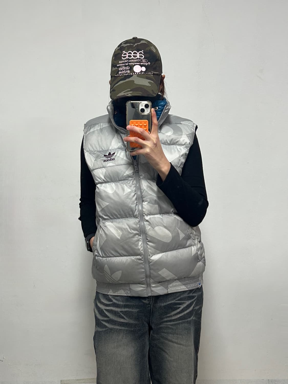 00s 아디다스 올드스쿨 리버시블 패딩 베스트 상품이미지1