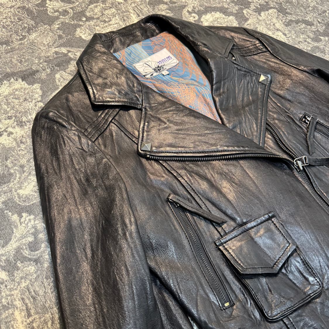 크럽 램스킨 라이더 자켓 상품이미지3