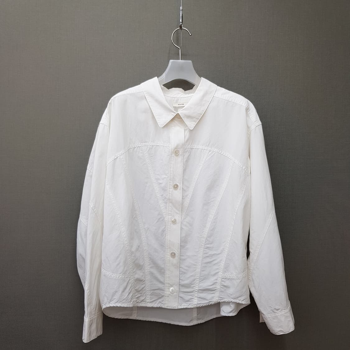 한섬 시스템 2020 화이트 셔츠 블라우스 S사이즈 상품이미지1