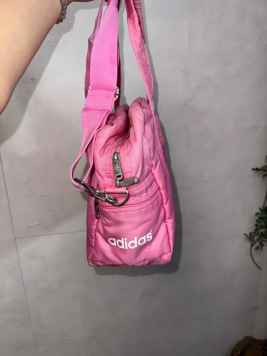 Adidas baby pink firebird two way 보스턴백 상품이미지3