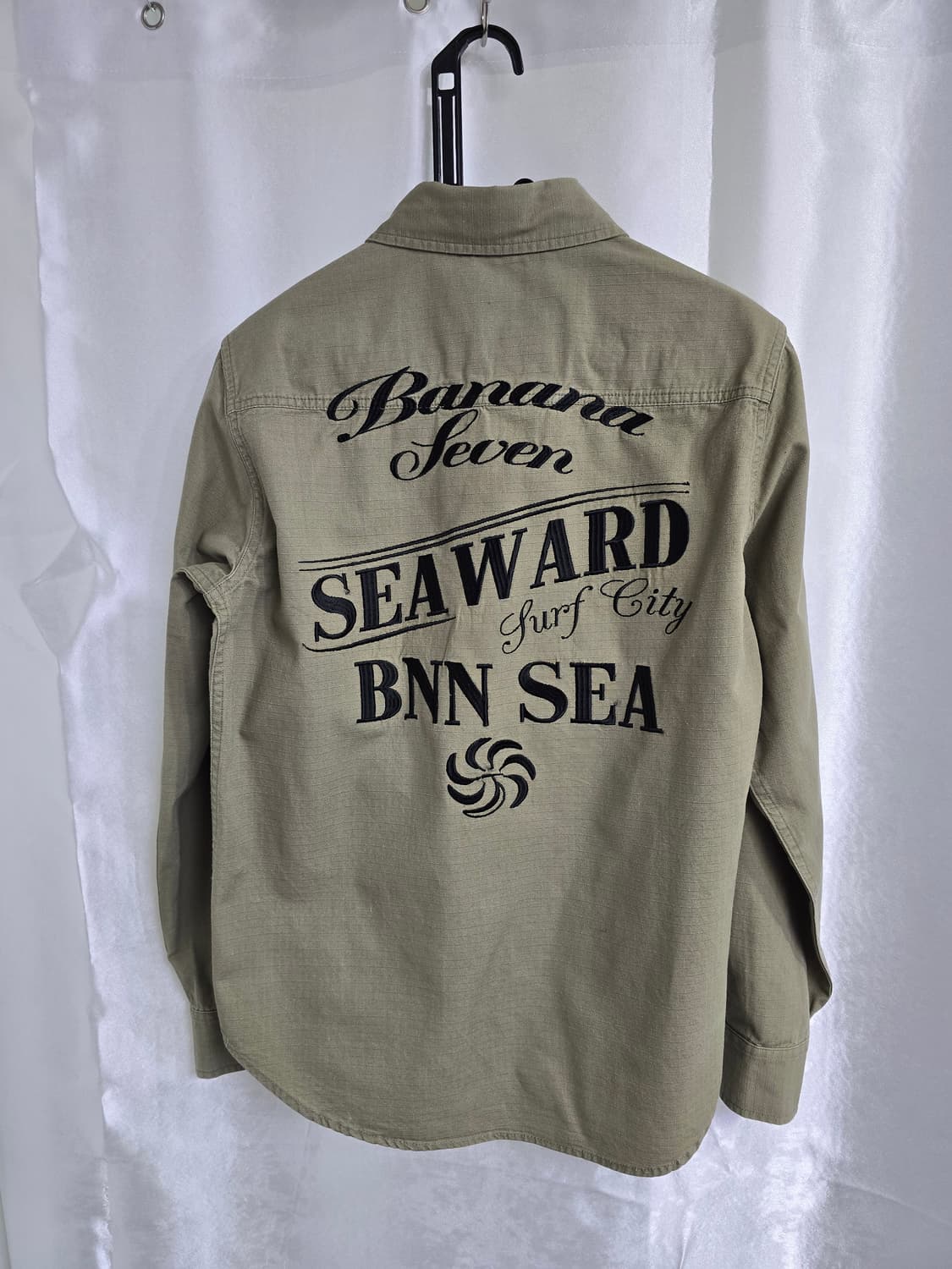 바나나세븐 카키색 긴팔 셔츠 (1759) 상품이미지2