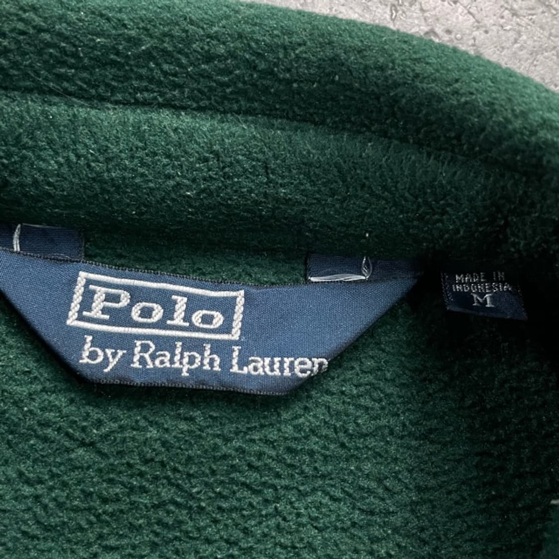 100 폴로 그린 폴라텍 블루종 후리스 자켓  상품이미지3