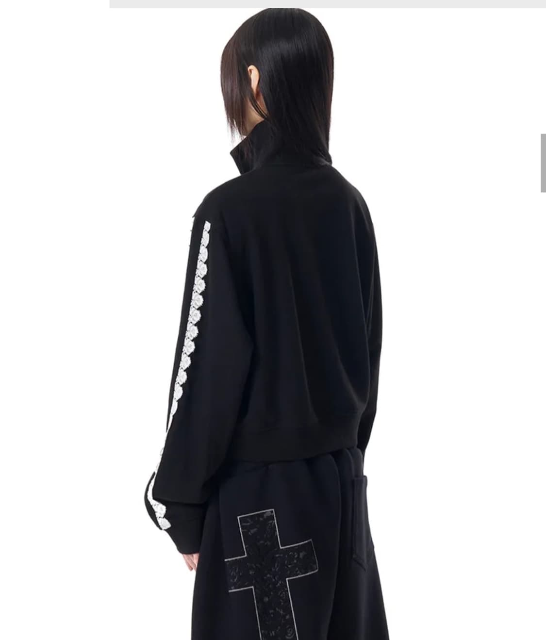 아캄 레이스 져지 트랙 자켓 집업 상품이미지3