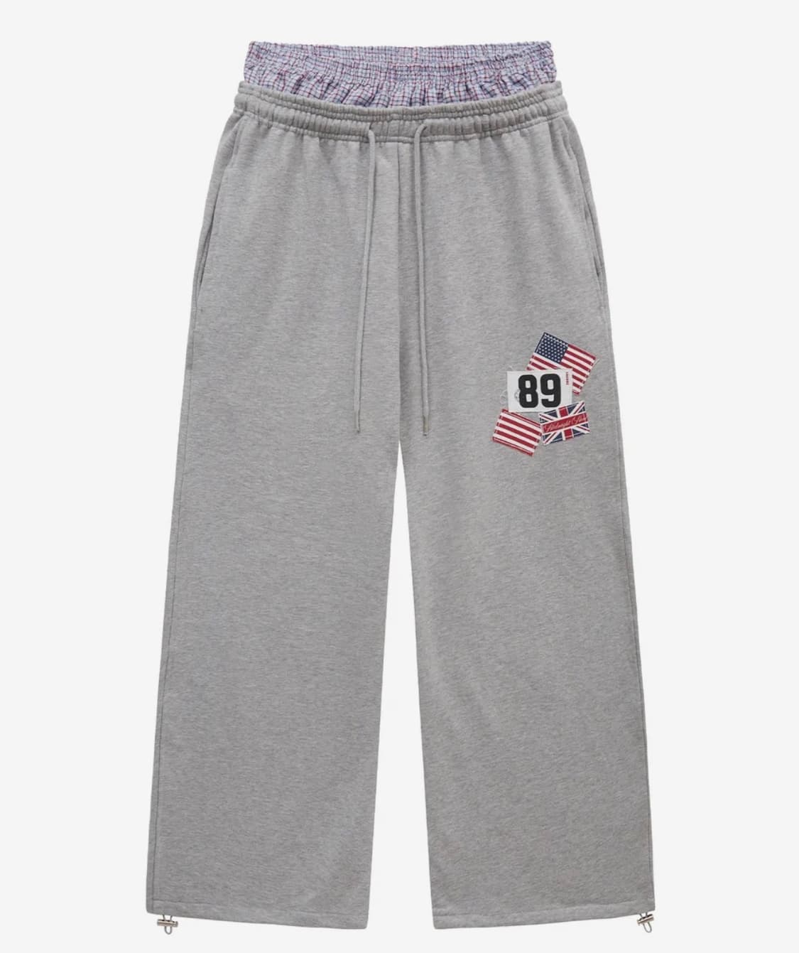 미드나잇무브 rd check pants grey (하투하 이안 바지) 상품이미지2