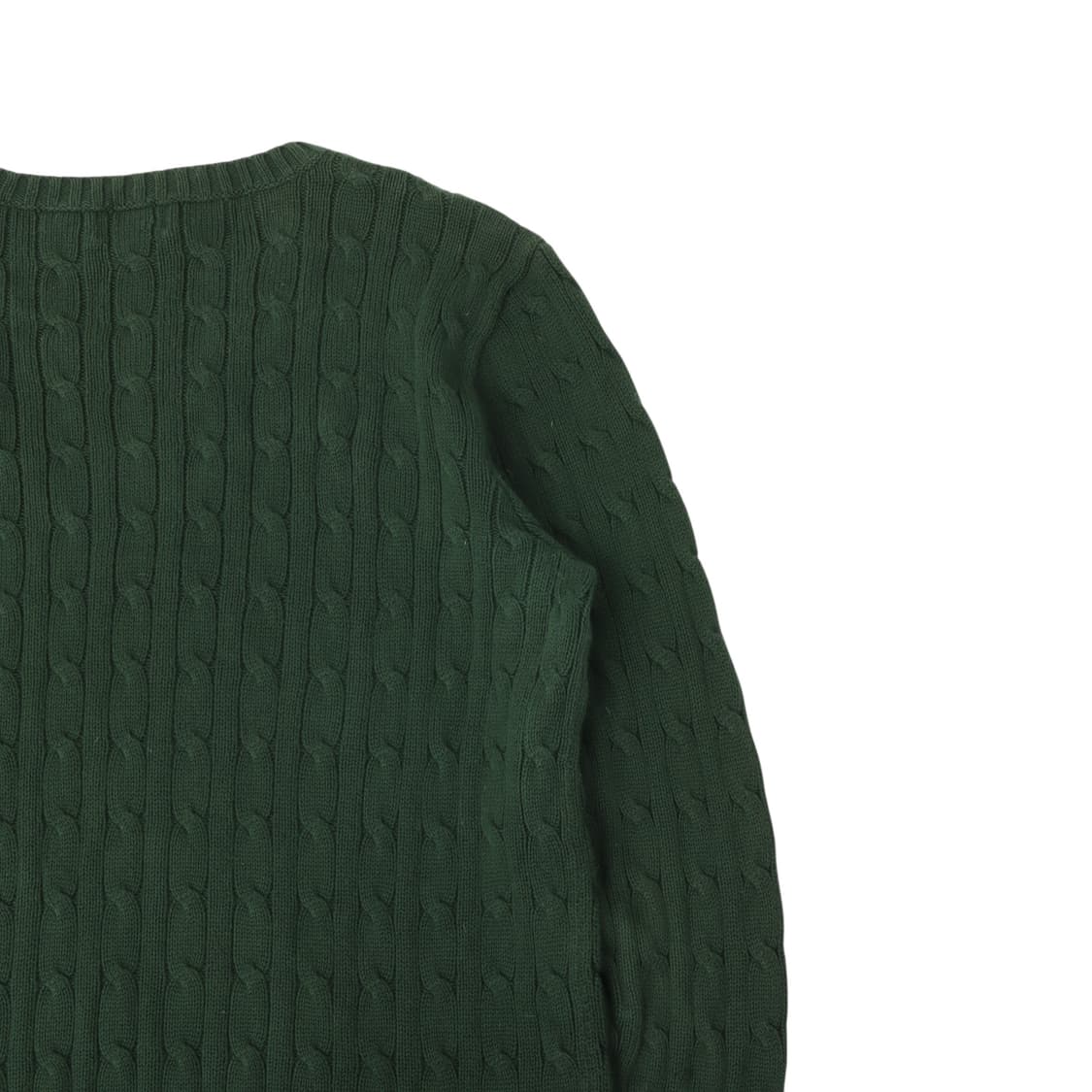 폴로 랄프로렌 그린 코튼 케이블 니트 상품이미지6