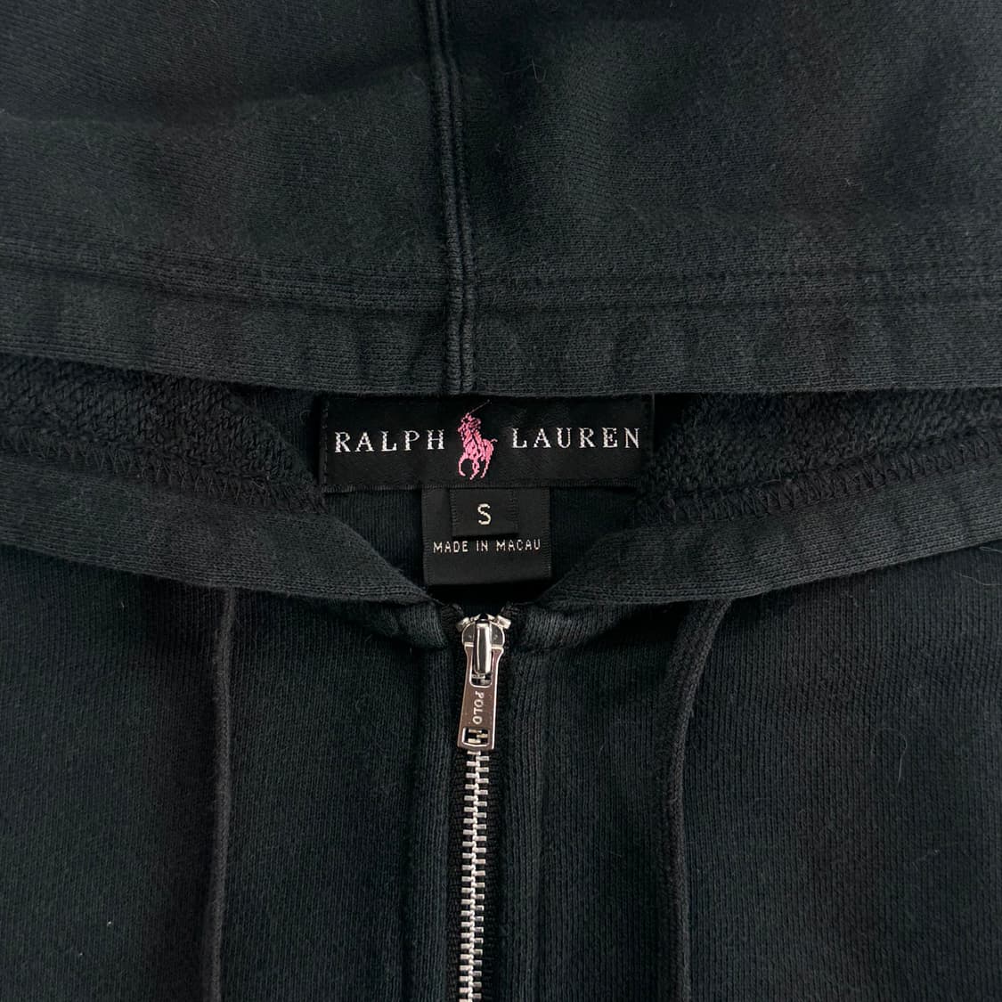 Polo 폴로 백 핑크 빅포니 블랙 후드집업 상품이미지6