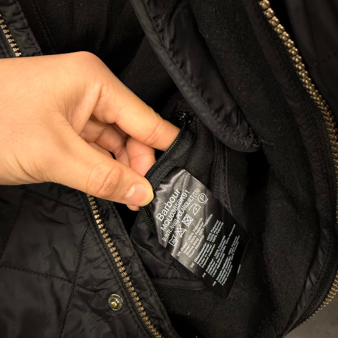 바버 인터네셔널 아리엘 폴라 퀼팅 자켓 상품이미지7