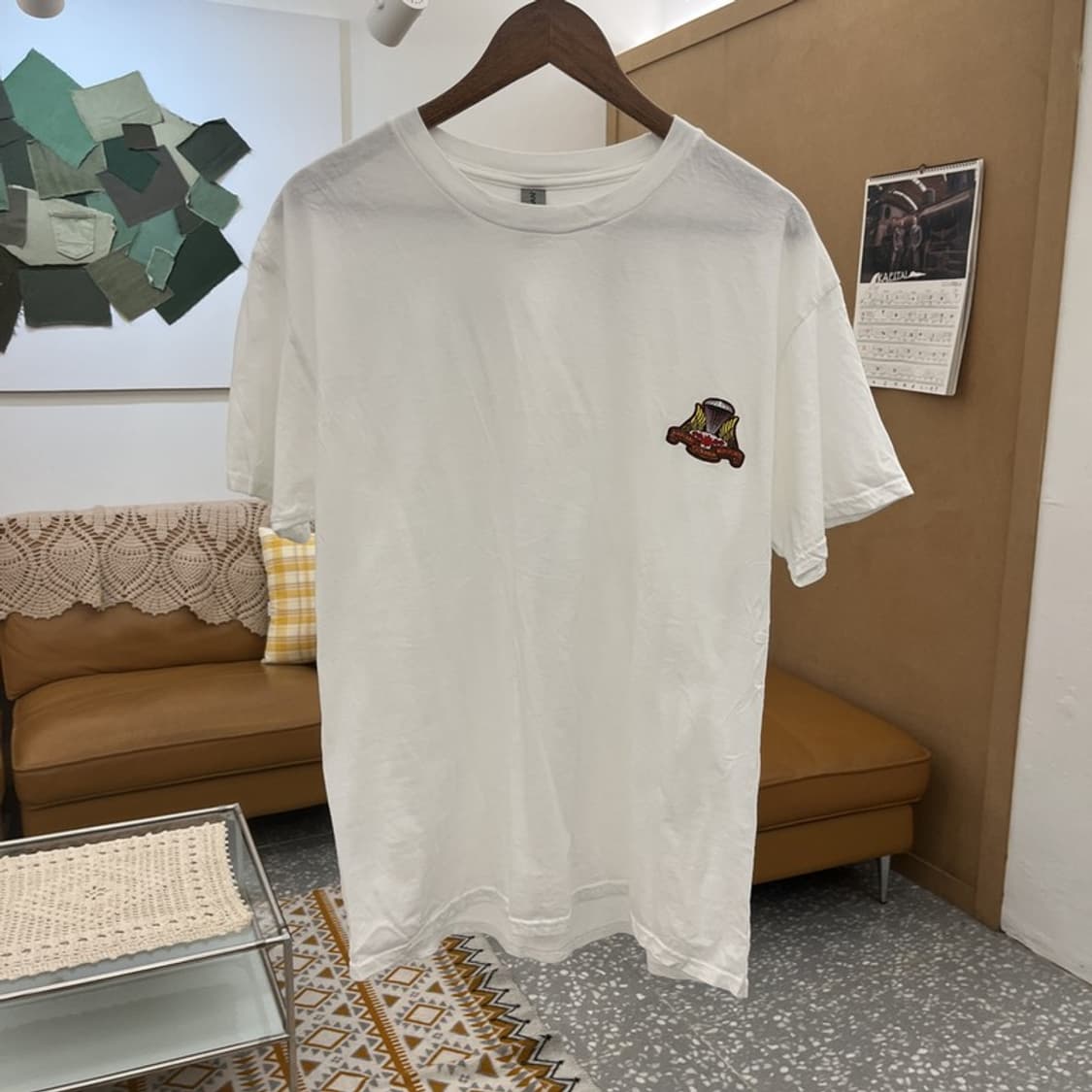 길단 빈티지 스트릿 스몰로고 캐주얼 반팔티 XL C10630 상품이미지3