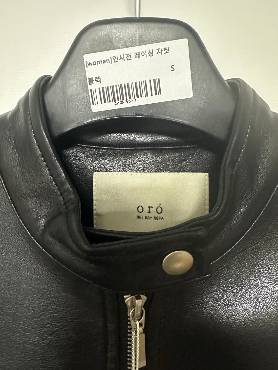 새상품) 오로 인시전 레이싱 자켓 블랙 S 상품이미지3