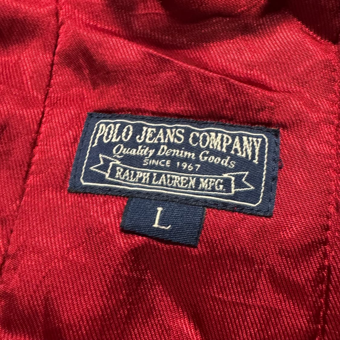 Name : 폴로 진스컴퍼니 성조기패치 카페레이서 자켓 :)  상품이미지3