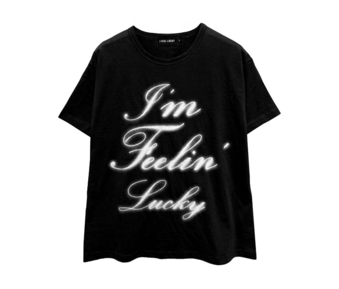 아이필럭키 Feelin' lucky tshirt black 상품이미지1