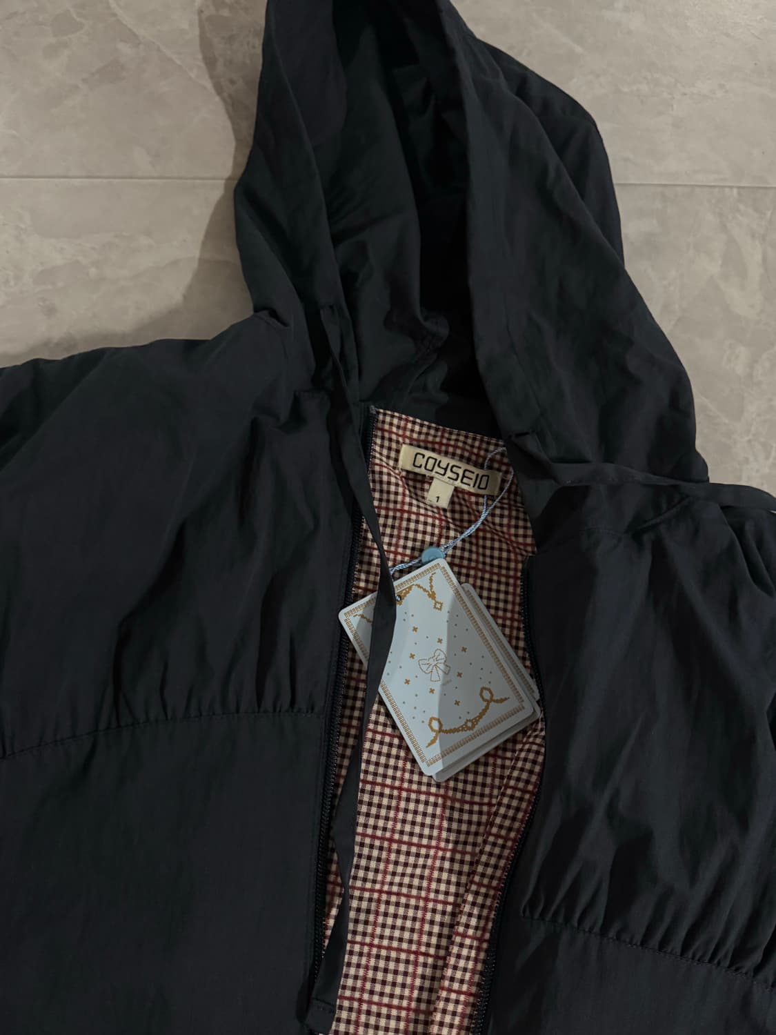 코이세이오 윈드 브레이커 바막 네이비 상품이미지4