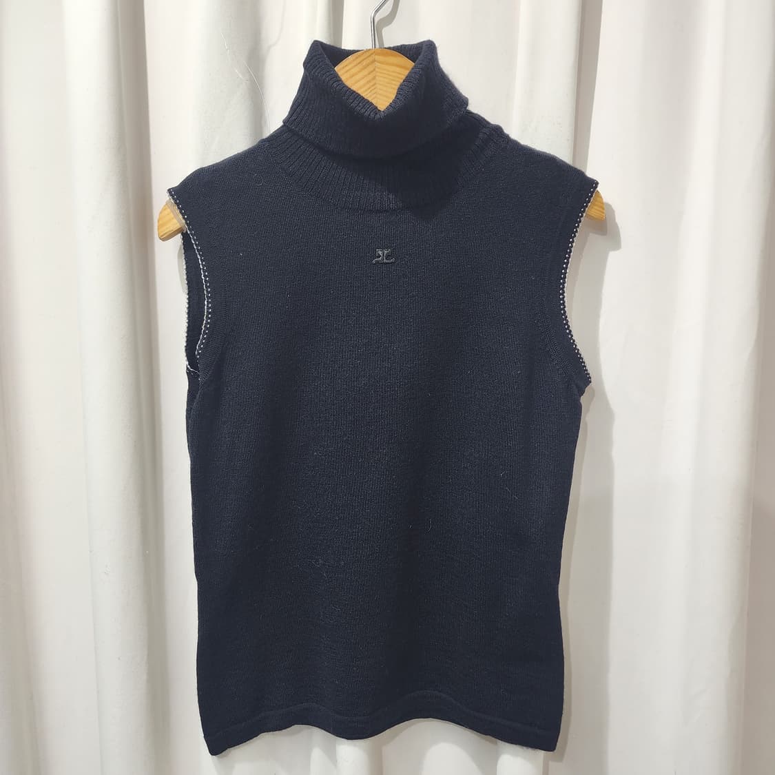 꾸레쥬 Courreges 민소매 폴라 니트 상품이미지3