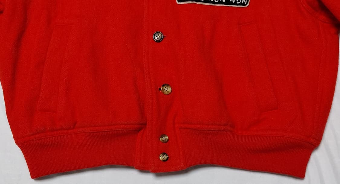 [빈티지] 마드모아젤 논논(Mlle NON NON) 울 스타디움 자켓 상품이미지3