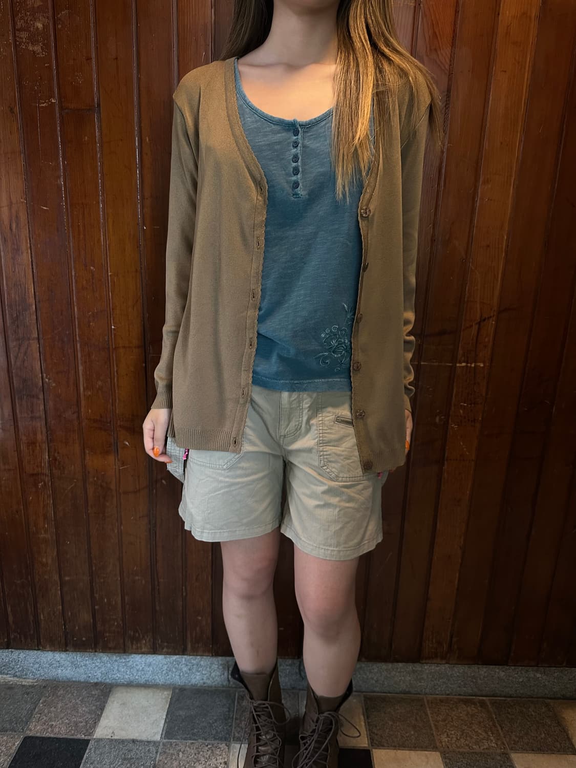 coconut button cardigan 상품이미지1