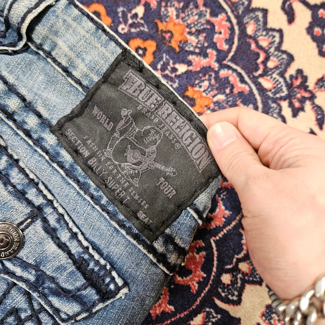 트루릴리전 00's 빌리 슈퍼 티 데님 팬츠 24 상품이미지6