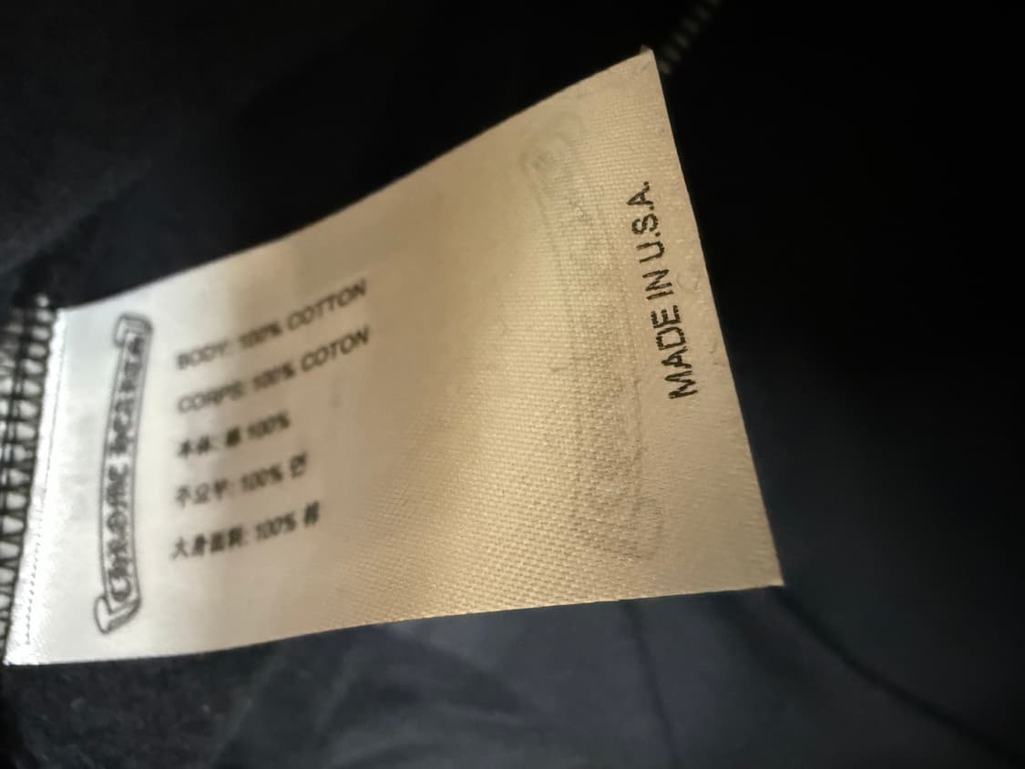 크롬하츠 홀스슈 후드집업 블랙 핑크 상품이미지9